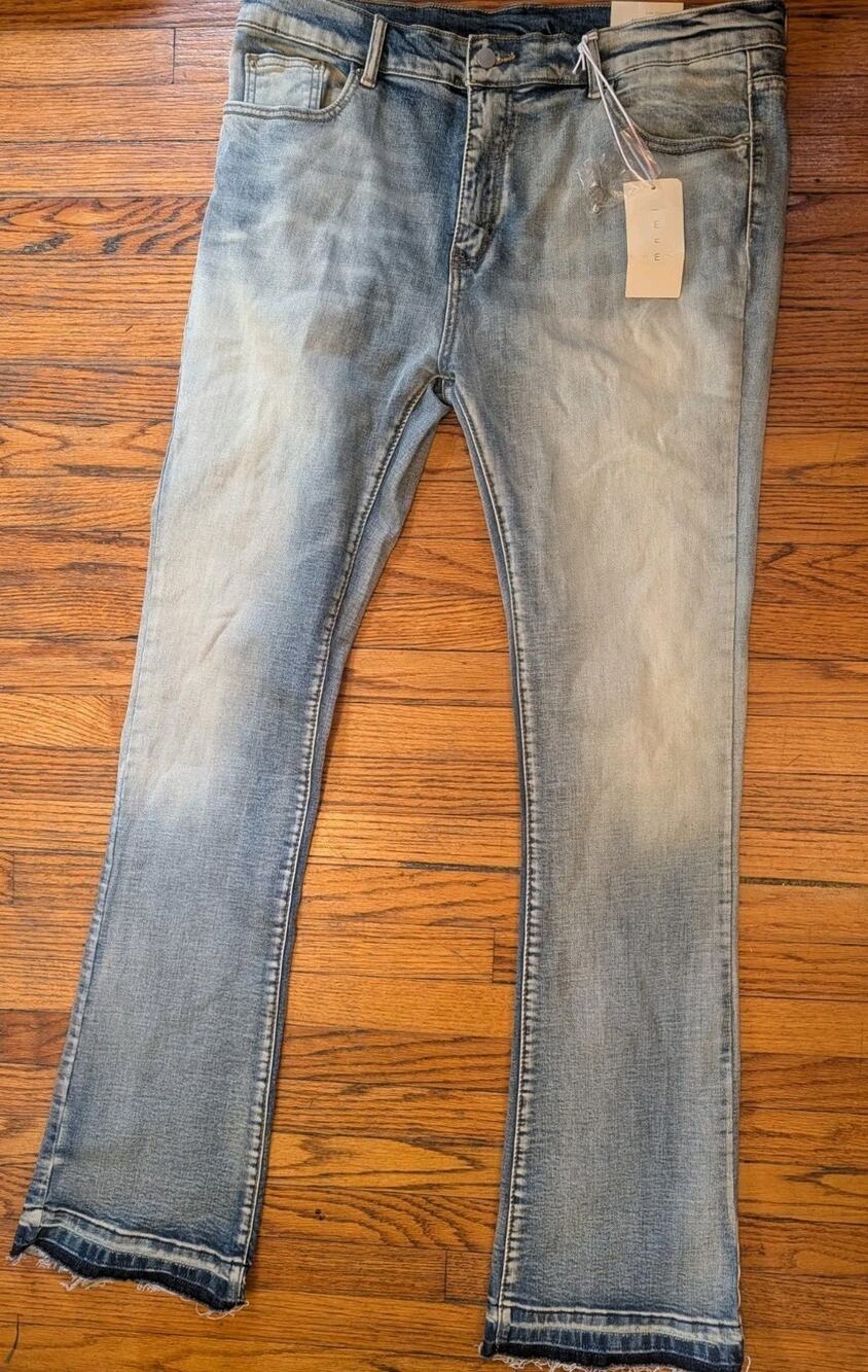 NWT Mnml 139488 Raw Hem Men's Size 38 Bootcut